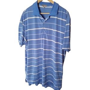 Peter Millar Summer Comfort Shirt L Tall OS Logo Short Sleeve